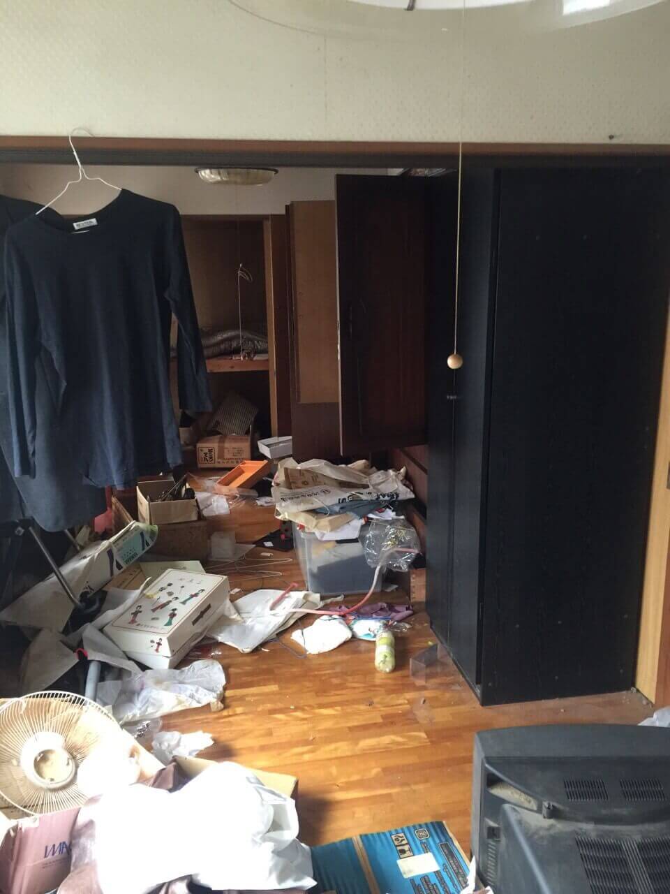 作業前の居間の様子